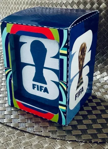 Porta figurinhas da copa 