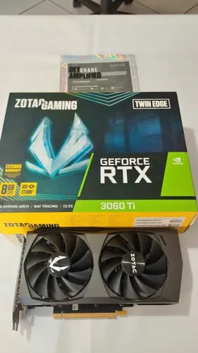 Placa de Vídeo NVIDIA GeForce RTX 3060 Ti 8GB !