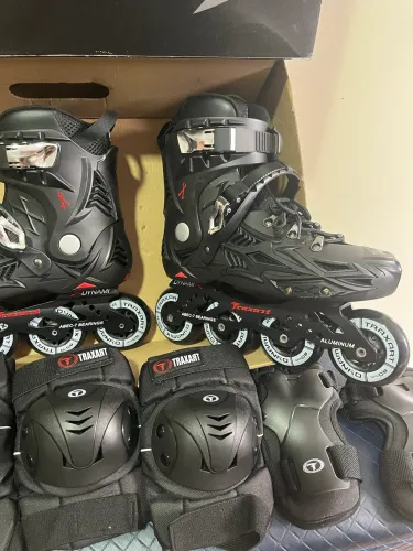 Patins traxart 37/38 preto
