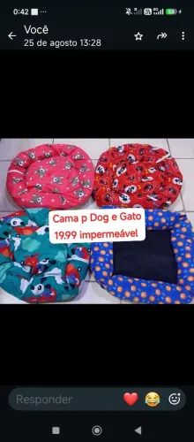 Cama impermeável p dog e Gat