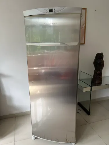 Freezer Vertical Brastemp 228L Frost Free Inox - Vira Geladeira