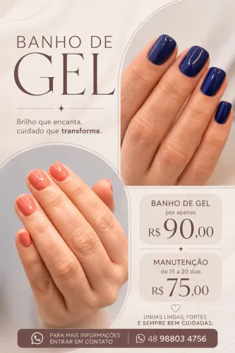 Banho de gel 
