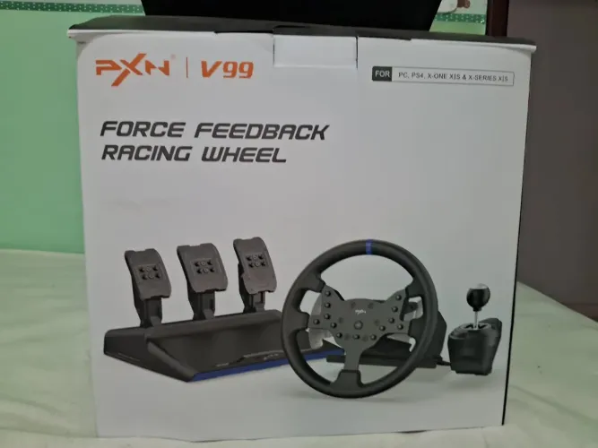 Volante joystick pxn v99 usado poucas vezes