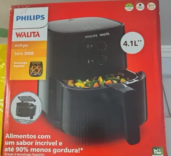 Fritadeira Top - AirFryer Philips Walita Série 3000 RI9201 - 4.1L (Nova na Caixa)