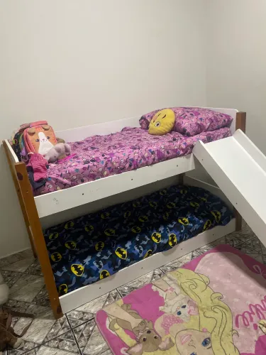 Beliche infantil com escorregador
