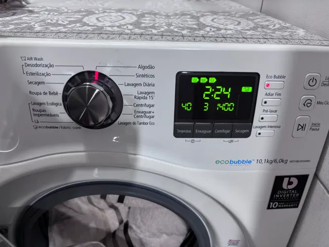 Lavadora Samsung lava e seca 