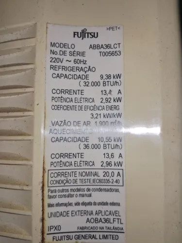 IMPERDÍVEL- SPLIT INVERTER 36.000 BTUS