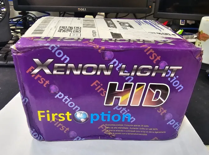 Kit lâmpada automotiva xenon h7 8000k