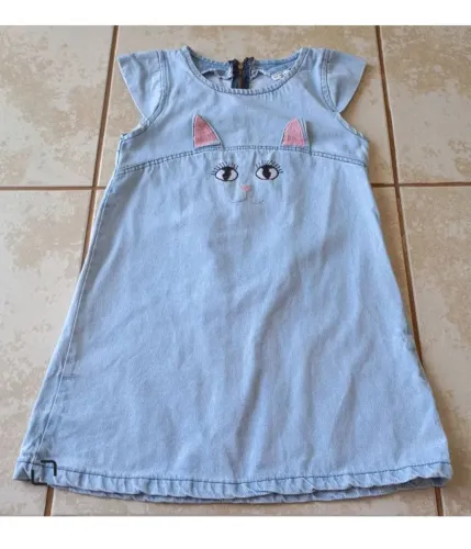 Vestido jeans tamanho 8