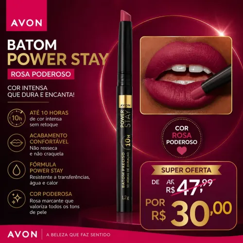 Promoção batom Avon