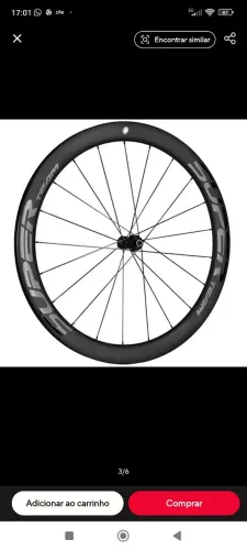 Rodas carbono Speed perfil 50mm freio a disco