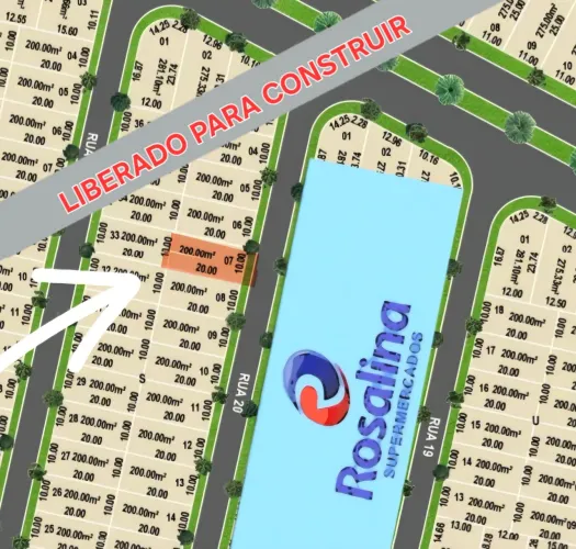 SETGARDEN - LOTE COMERCIAL FRENTE AO SM ROSALINA