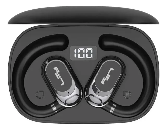 FONE DE OUVIDO OWS BLUETOOTH 20H SPORT DESIGN PRETO LITY T16P<br>