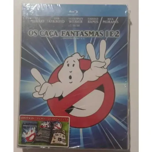 Blu-ray Os caça Fantasmas 1 e 2 edição especial lacrado