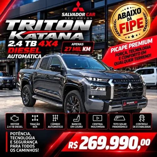 Mitsubishi TRITON Katana 2.4 CD 4X4 TB Diesel Aut. 2026
