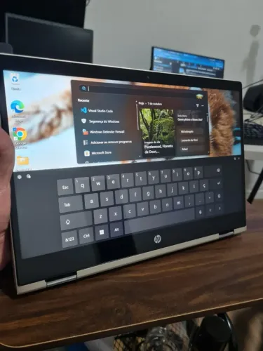 Notebook 2 em 1 Touch Full HD IPS HP Pavilion Core i5 8ª Geração / 16GB RAM / Nvme ADATA