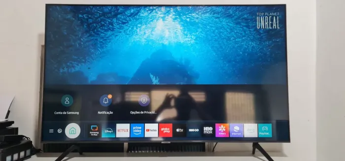 Smart tv Samsung de 55 polegadas 4k Qled