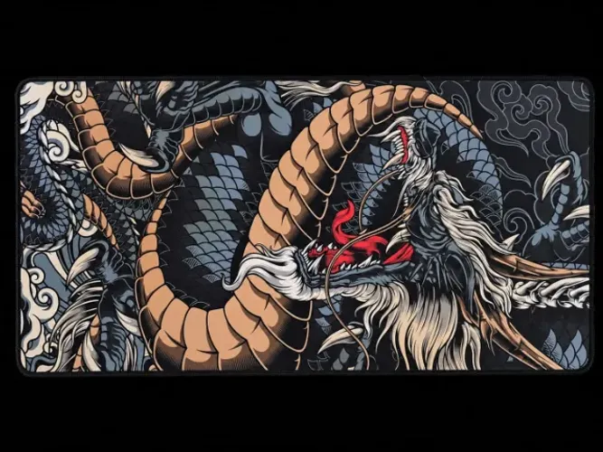 Mousepad Gamer Grande Dragão - Ótimo Estado
