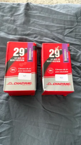 Par de Câmara de ar Chaoyang para MTB - Válvula Presta 48mm