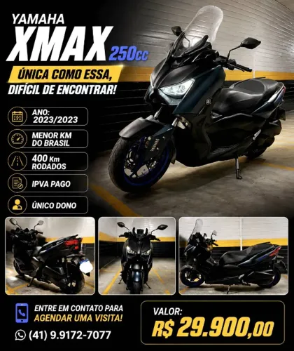 XMax 250 cc - Menor Km do BRASIL