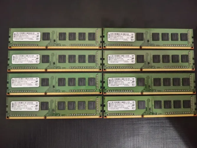 Memórias RAM DDR3 4GB - 8 UNIDADES