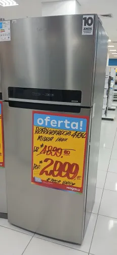 Geladeira Midea 473 litros inox