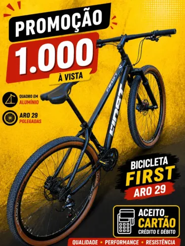 Bicicleta aro 29 de alumínio