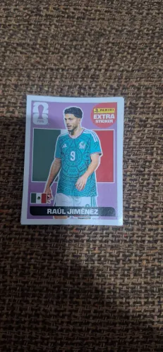 Figurinha legend Raul Jiménez (México) bordô 2026