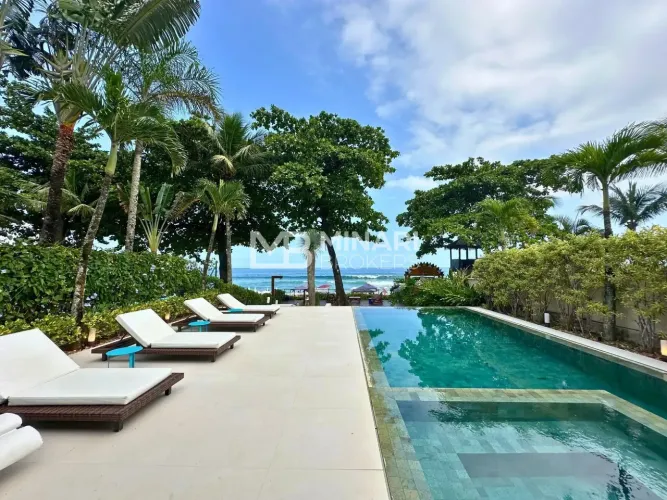 Casa Pé na Areia para Locação em Maresias 6 Suítes, Piscina, Hidro e Área Gourmet Complet