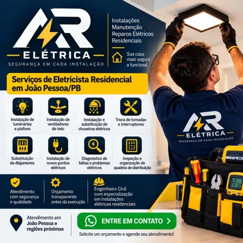Eletricista Residencial em João Pessoa | AR Elétrica