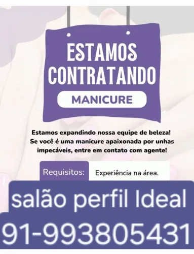 Precisa-se de manicure