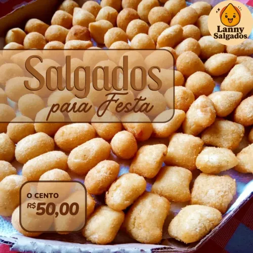 Cento de Salgados para Eventos
