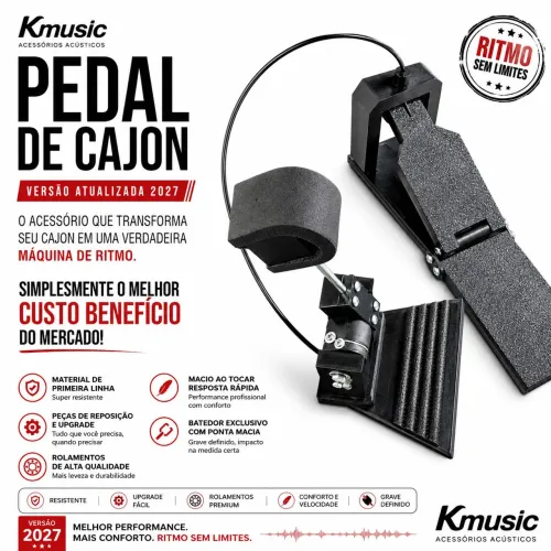 Pedal para cajon Kmusic 2027