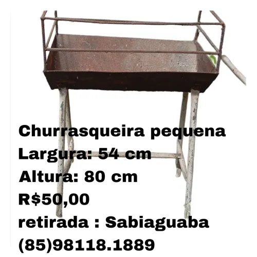 Churrasqueira pequena ferro