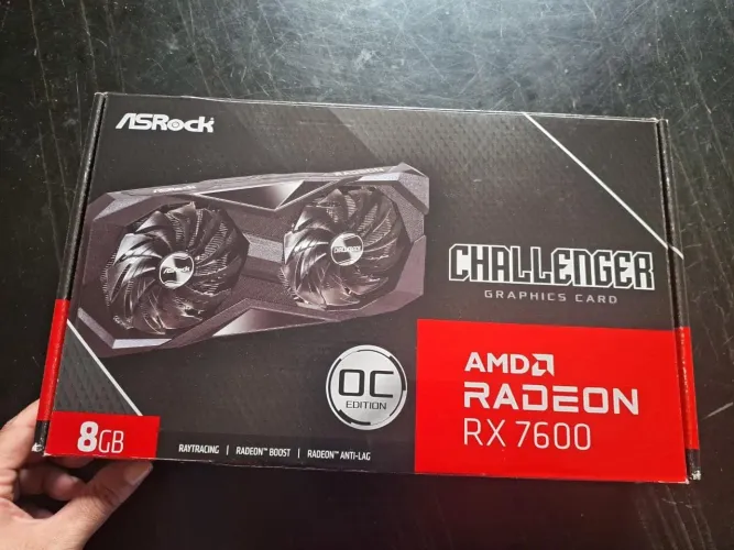 Placa de video AMD rx7600 8gb fsr 4.1 nativo