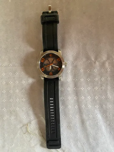 RELÓGIO RIP CURL MASCULINO PULSEIRA BORRACHA PRETO