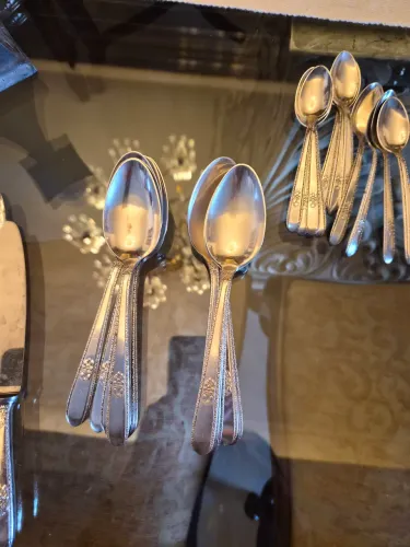 12 colheres de sopa de prata 