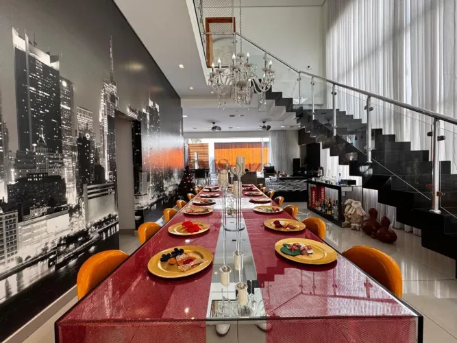 Casa para locação no Alphaville II  370m² privativos, piscina, 3 suítes, 4 vagas - Vivenda