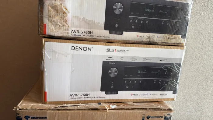 Receiver Denon Avr-s770h 7.2 Canais Zona 2 De Áudio 8k Hdr 127/220v