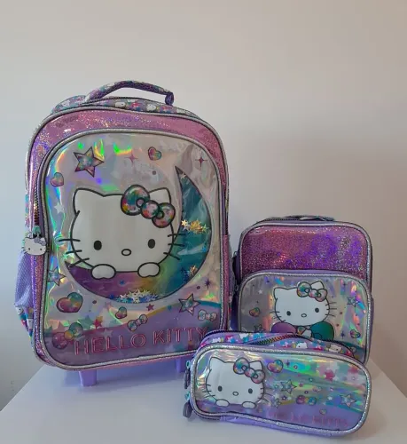 Kit Mochila Hello Kitty
