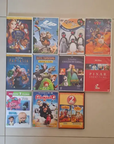 DVD's diversos Infantis (preço unitário)