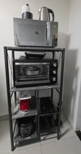 Suporte para Forno e Micro-ondas com fruteira