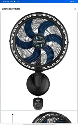 Ventilador Arno Xtreme force breeze NOVO 2 ventiladores na caixa