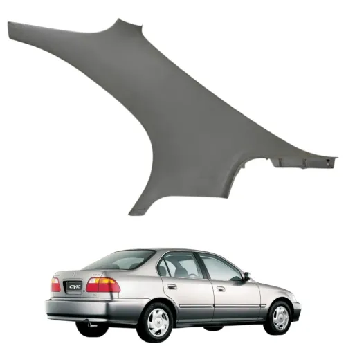 Acabamento Coluna Tras Direita Civic Lx 1998 1999 2000 2001