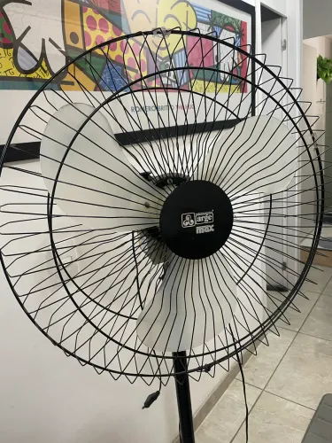 Ventilador Turbo Arge Max Preto 200 W 110 V