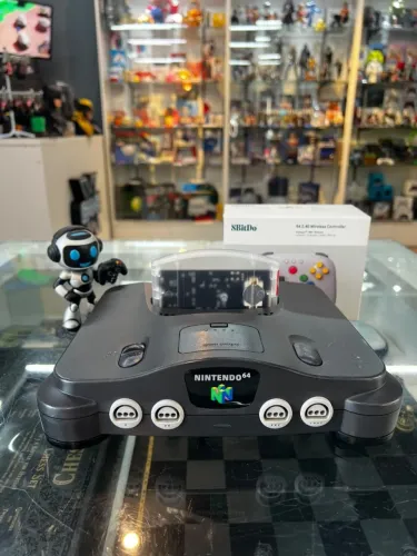 Nintendo 64 N64 + Cartucho Multi Jogos + Controle 8BitDo