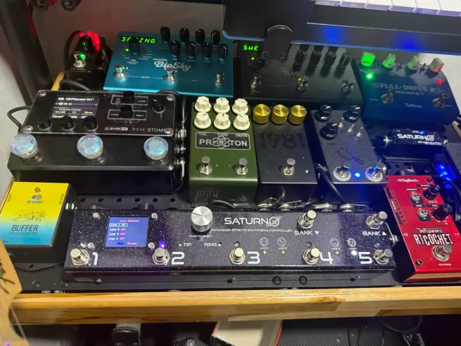 PEDALBOARD PROFISSIONAL COMPLETO - HX STOMP + STRYMON + FULLDRIVE + RICOCHET ?