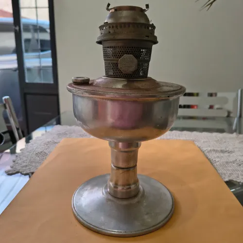 Lampião Antigo Aladdin Modelo C (Indústria Brasileira) - Apenas o Corpo/Base/Queimador