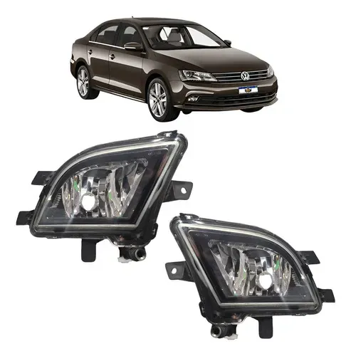 Par Farol Auxiliar De Milha Jetta 2015 2016 2017 2018 Transparente