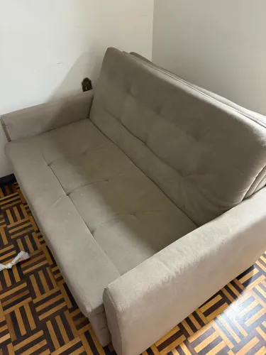 Sofá Cama cinza 135x95x80
